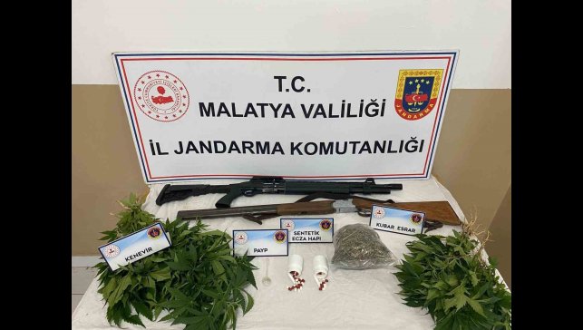 Malatya'da jandarmadan uyuşturucu operasyonu: 6 gözaltı