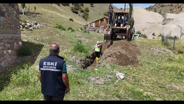 Şenkaya'ya altyapı desteği