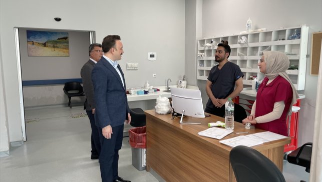 Malazgirt Kaymakamı Bayram'dan kurumlara ziyaret