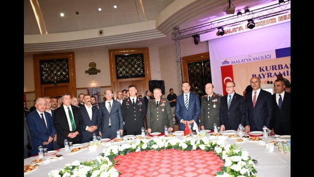 Malatya'da Resmi Bayramlaşma töreni yapıldı