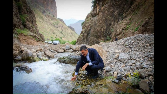 Vali Çelik'ten yayla yolunda inceleme