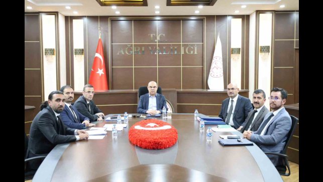 Ağrı'da haftalık çalışma grubu toplantısı yapıldı