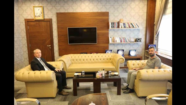 AK Parti Ağrı İl Başkanı Yıldız'dan Milli Eğitim Müdürü Kökrek'e ziyaret