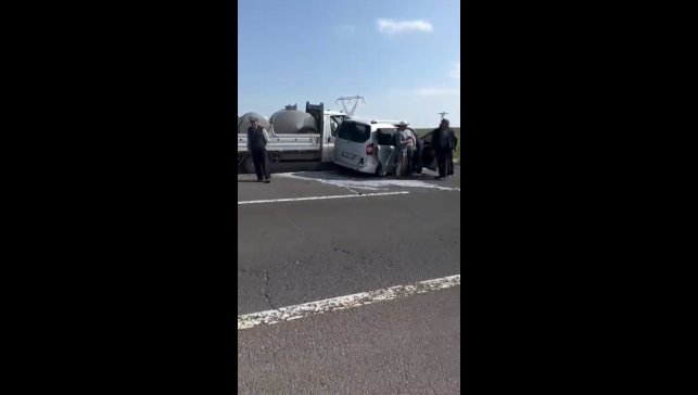 Selim'de trafik kazası: 1 yaralı