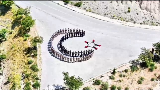 Erzincan İl Jandarma Komutanlığı'ndan '186'inci yıl özel klibi'