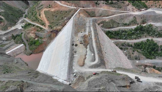 Erzincan Ballı Barajında geri sayım başladı