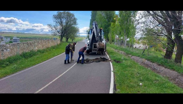 Arpaçay'da tahrip edilen su şebekesi onarıldı