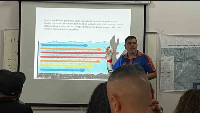 Tunceli'de su üstü arama kurtarma eğitimleri başladı