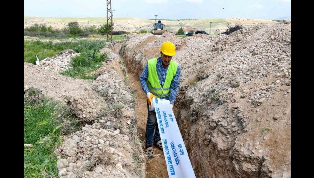 MASKİ'den Akçadağ'a bin 900 metrelik içme suyu hattı