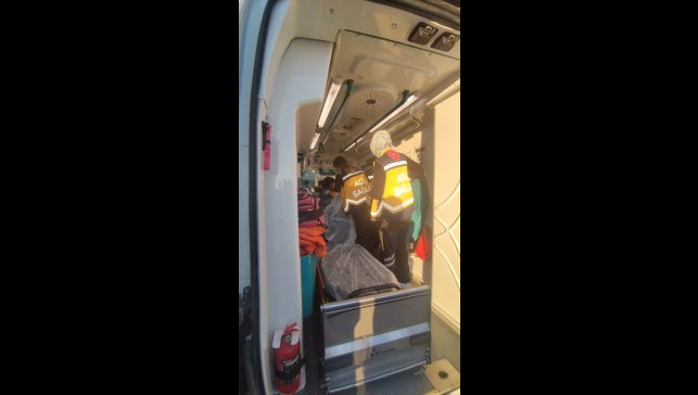 Muş'ta soğutma tedavisine ihtiyacı olan bebek, ambulans helikopterle Ağrı'ya gönderildi