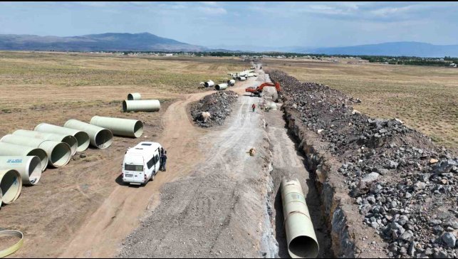 Van Erciş Pay Sulaması Projesi'nin yüzde 36'sı tamamlandı