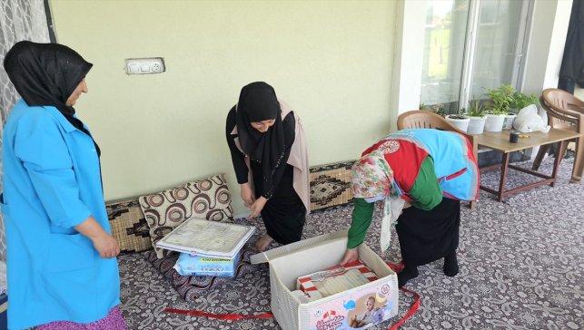 Korkut'ta "Hoşgeldin Bebek" projesi hayata geçirildi