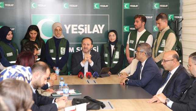 Yeşilay Genel Başkanı Dinç, Erzurum'da konuştu: