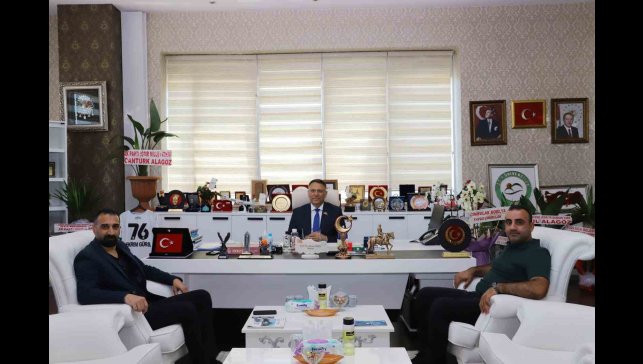 İHA'dan Rektör Gürel'e hayırlı olsun ziyareti