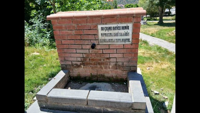 Tunceli'de yoğun bakteri tespit edilen çeşme kapatıldı