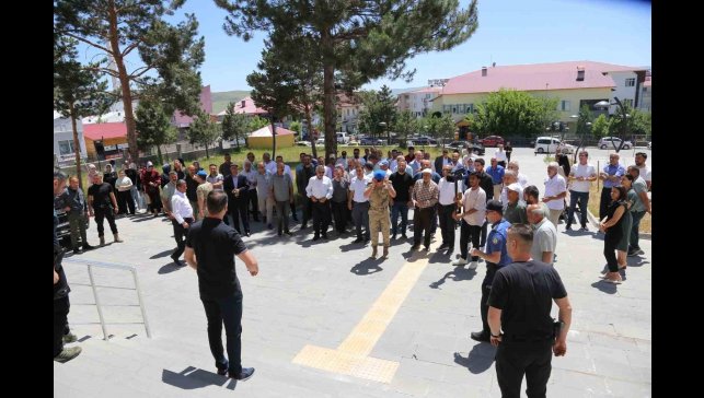 Kaymakam Musa Ayyıldız'a duygusal veda