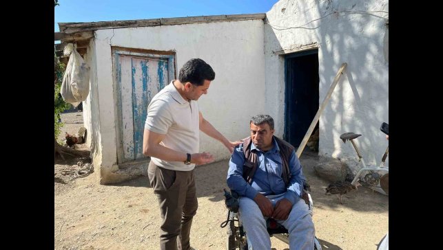 Kars MHP'den ihtiyaç sahibi aileye yardım eli