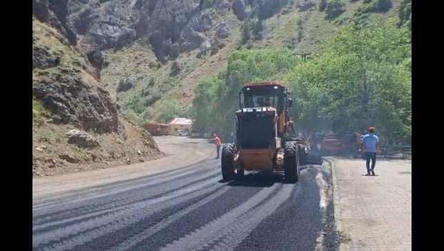 Her yıl on binlerce aracın kullandığı yolda çalışma