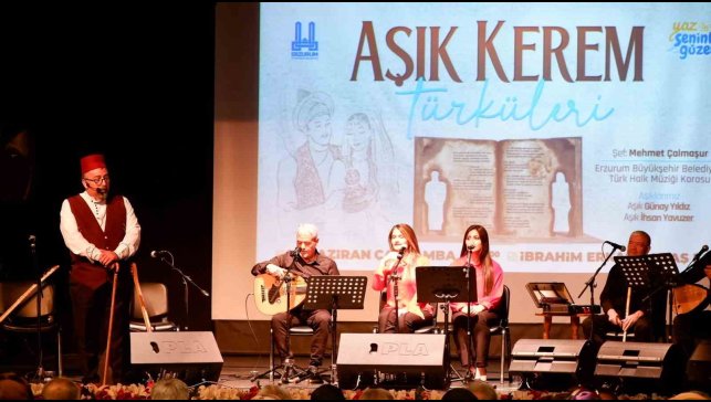 Âşık Kerem türküleri mest etti