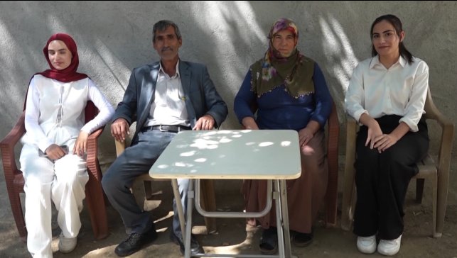 Muş'ta YKS çıkışında duygulandıran karşılama