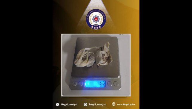 Bingöl'de uyuşturucu operasyonu