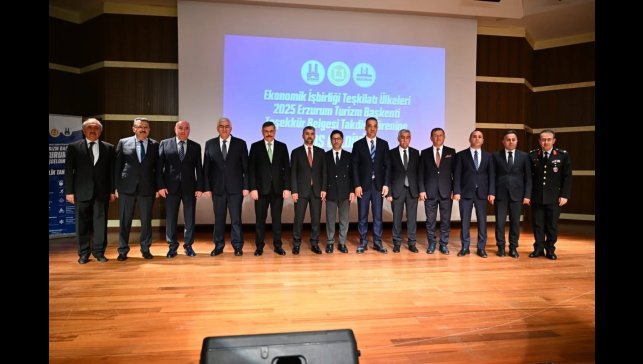 EİT 2025 Erzurum Turizm Başkenti teşekkür belgesi takdim töreni düzenlendi