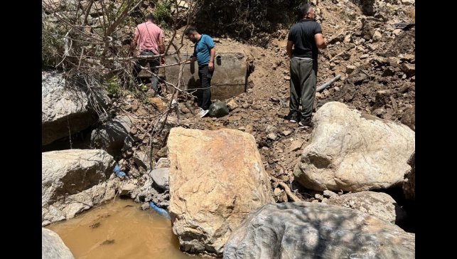 Çukurca Köprülüde su sorunu çözüldü