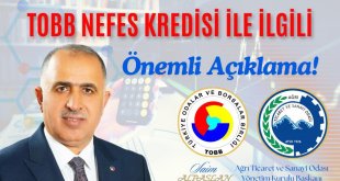ATSO Başkanı Saim Alpaslan’dan Nefes Kredisi Hakkında Açıklama