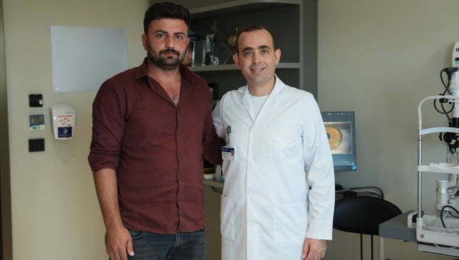 Görme kaybının eşiğindeyken Medipol'de olduğu ameliyatla sağlığına kavuştu