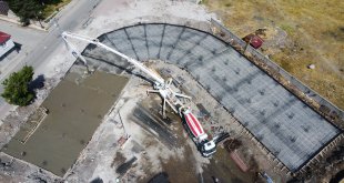 Ağrı Belediyesi Yeni İtfaiye ve Araç Bakım Merkezi İçin Temel Attı