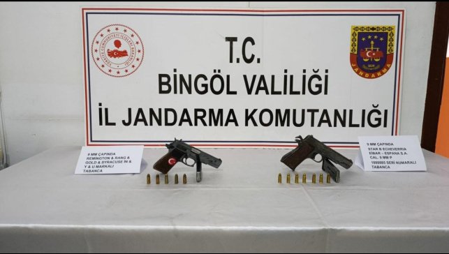 Bingöl'de ruhsatsız silah operasyonu