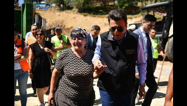 Tunceli'de sıcak asfalt serimine başlandı