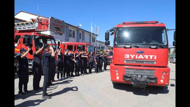 Hatay'daki orman yangınına Elazığ Belediyesinden destek
