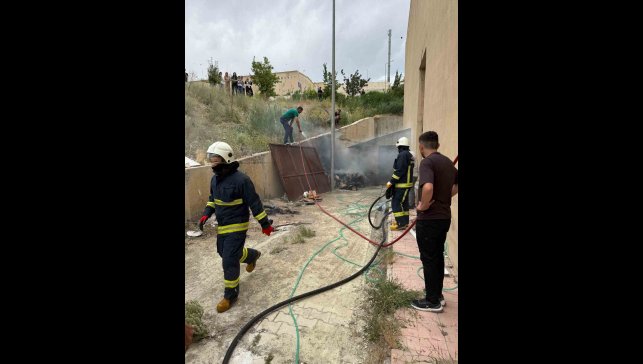 Van Tekstilkent'te yangın paniği