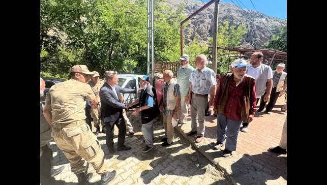Kaymakam Arıkan ilk ziyaretini 33 vatandaşın şehit edildiği Başbağlar köyüne gerçekleştirdi