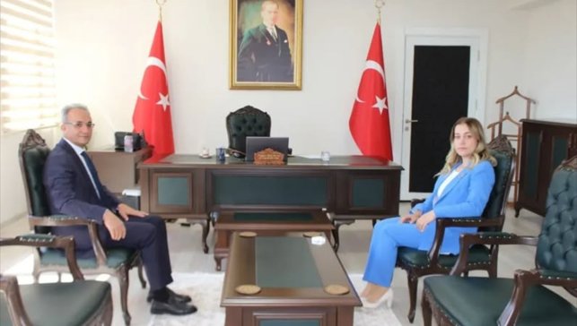 Ağın Belediye Başkanı Çakar'dan Kaymakam Yılmaz'a ziyaret