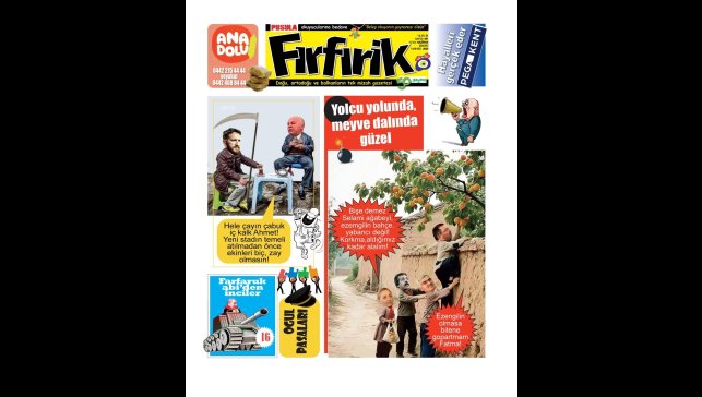 Fırfırik de hadsiz dergiyi kınadı