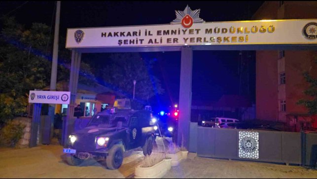 Hakkari'de geniş çaplı asayiş uygulaması