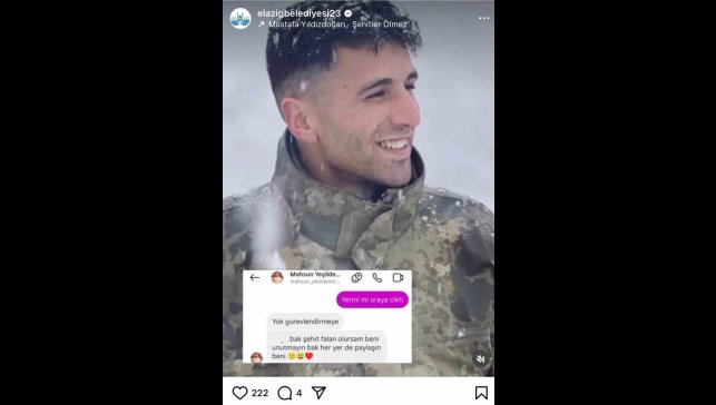 Elazığ Belediyesi şehidin istediği yerine getirdi