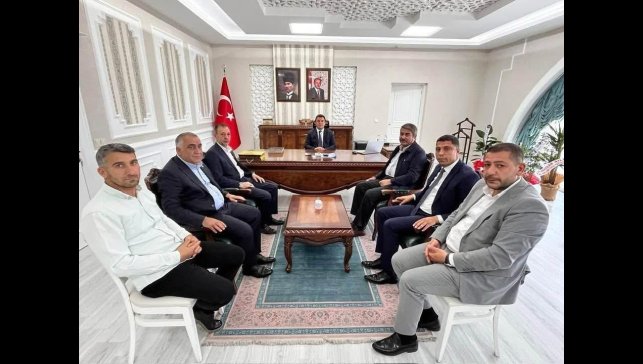 Belediye Başkanlarından Kaymakam Dertlioğlu'na ziyaret