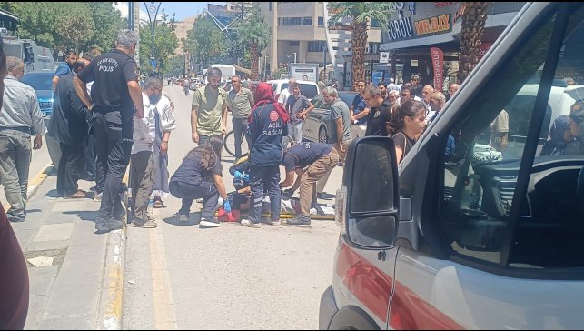 Scooterın çarptığı çocuk yaralandı