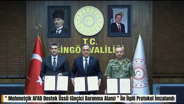 Bingöl'de konteyner kent için protokol imzalandı