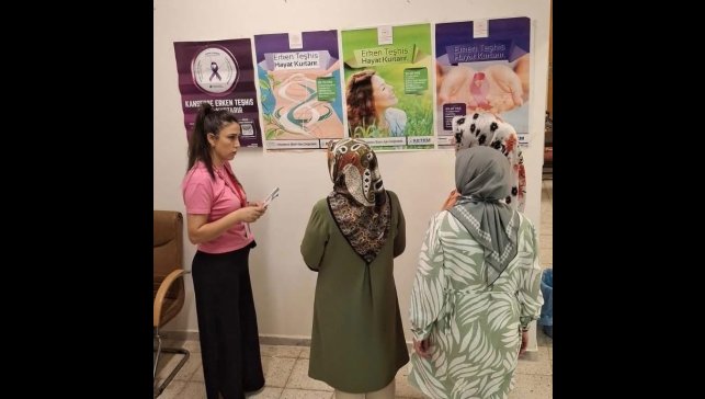 Elazığ'da kanser taraması hakkında bilgilendirme yapıldı