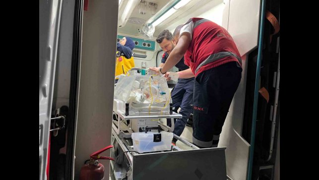 Ambulans uçak Selin bebek için havalandı