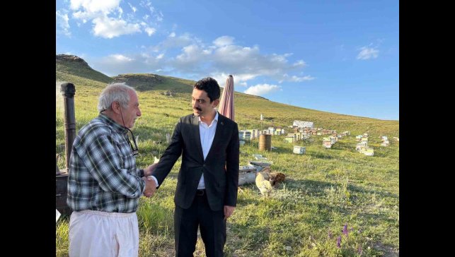 Kaymakam Tutal'dan arıcıya ziyaret