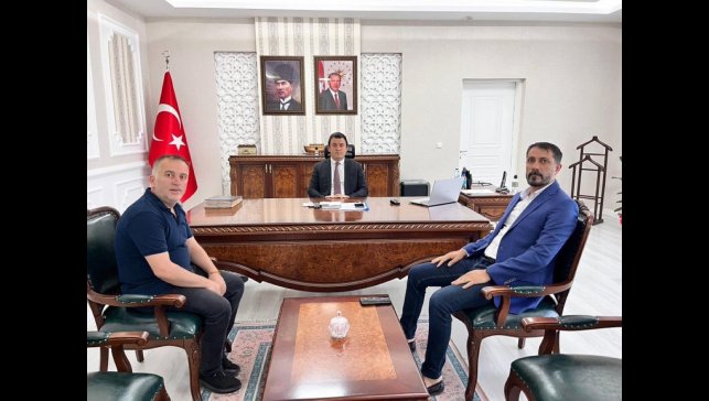 Patnos Gazeteciler Cemiyetinden Kaymakam Dertlioğlu'na Ziyaret