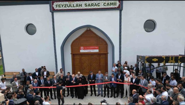 Feyzullah Saraç Cami ibadete açıldı