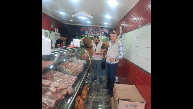 Kars'ta kasap ve şarküteriler denetlendi