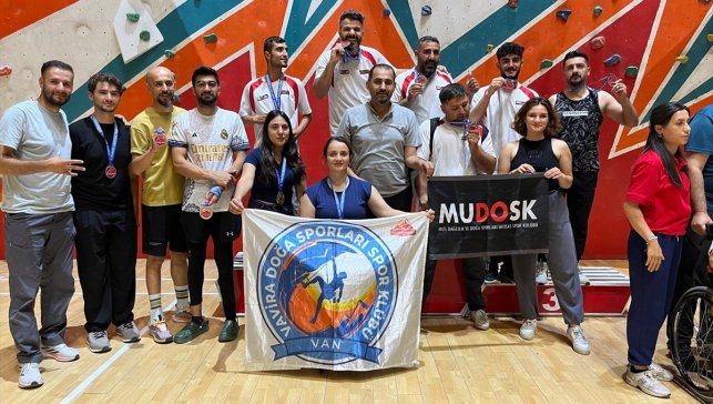 Türkiye'de ilk kez Muş'ta düzenlenen Para Tırmanış Türkiye Şampiyonası sona erdi