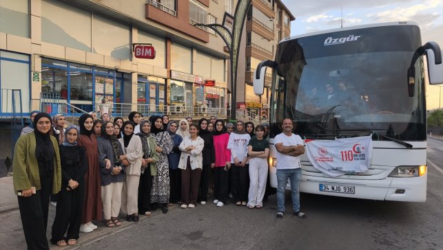 Bingöl'de 42 öğrenci Çanakkale gezisine katıldı